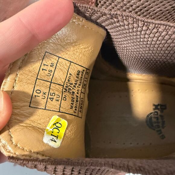 Dr. Martens Men's 2976 Leather Chelsea Boots Brown 11 - Picture 4 of 8